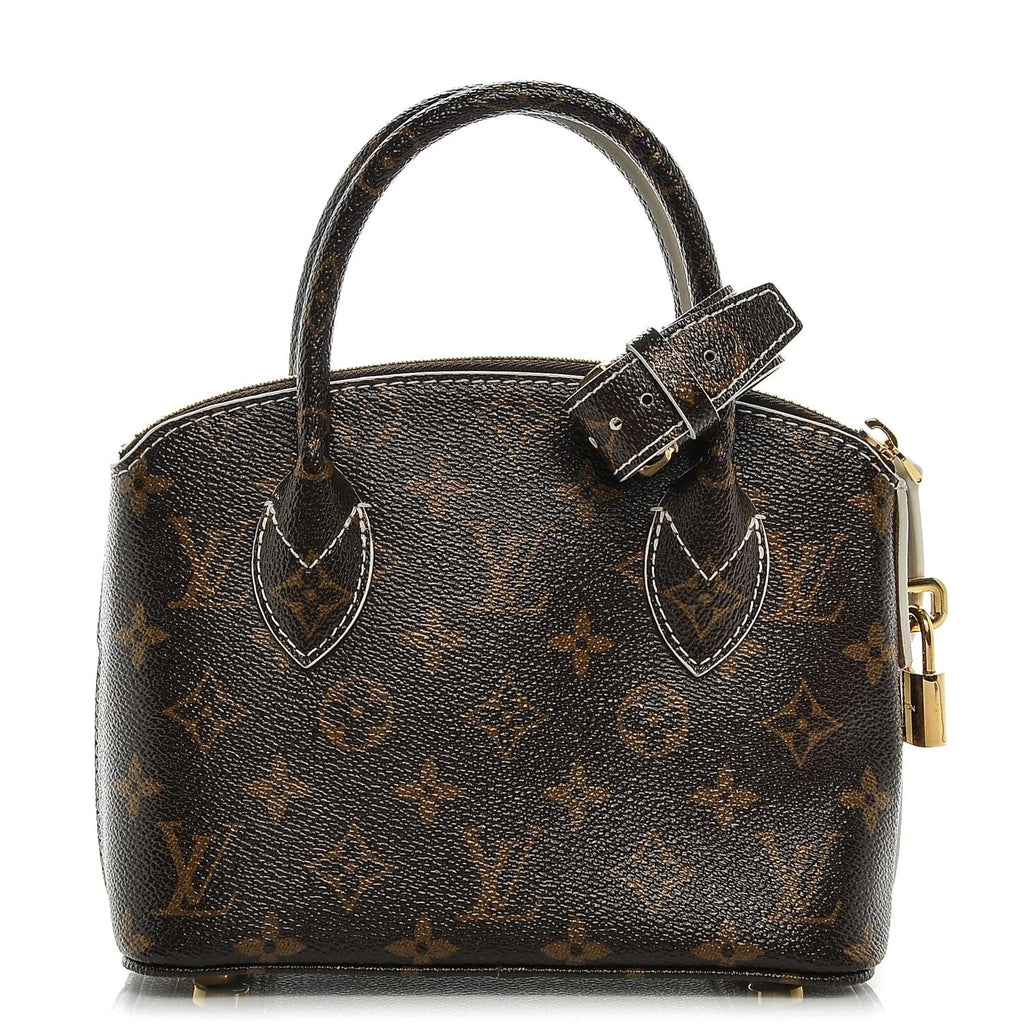 LOUIS VUITTON MONOGRAM SHINE FETISH LOCKIT BB TOTE BAG