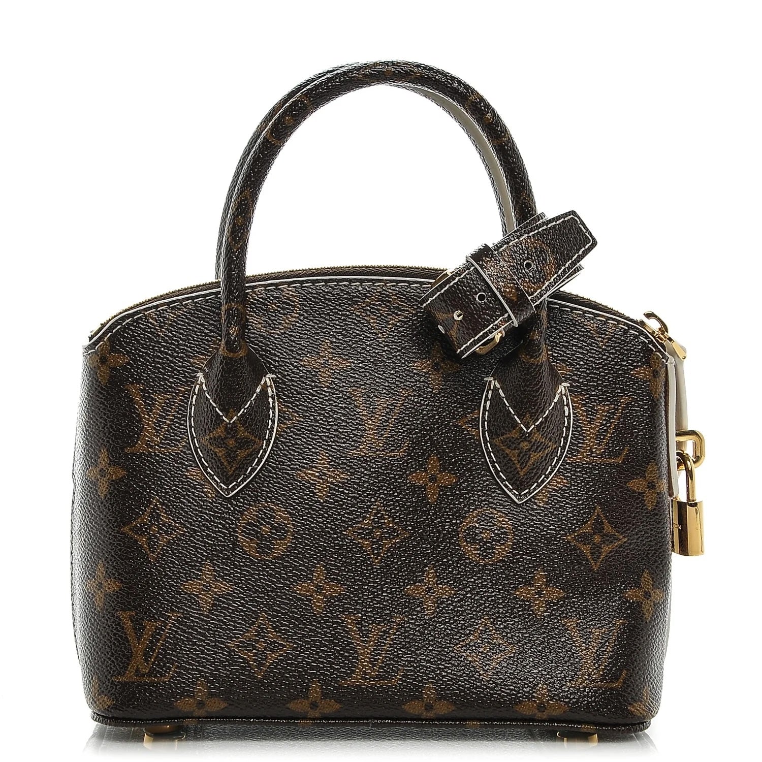 LOUIS VUITTON MONOGRAM SHINE FETISH LOCKIT BB TOTE BAG