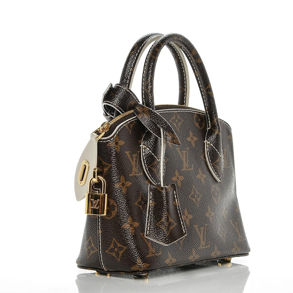 LOUIS VUITTON MONOGRAM SHINE FETISH LOCKIT BB TOTE BAG