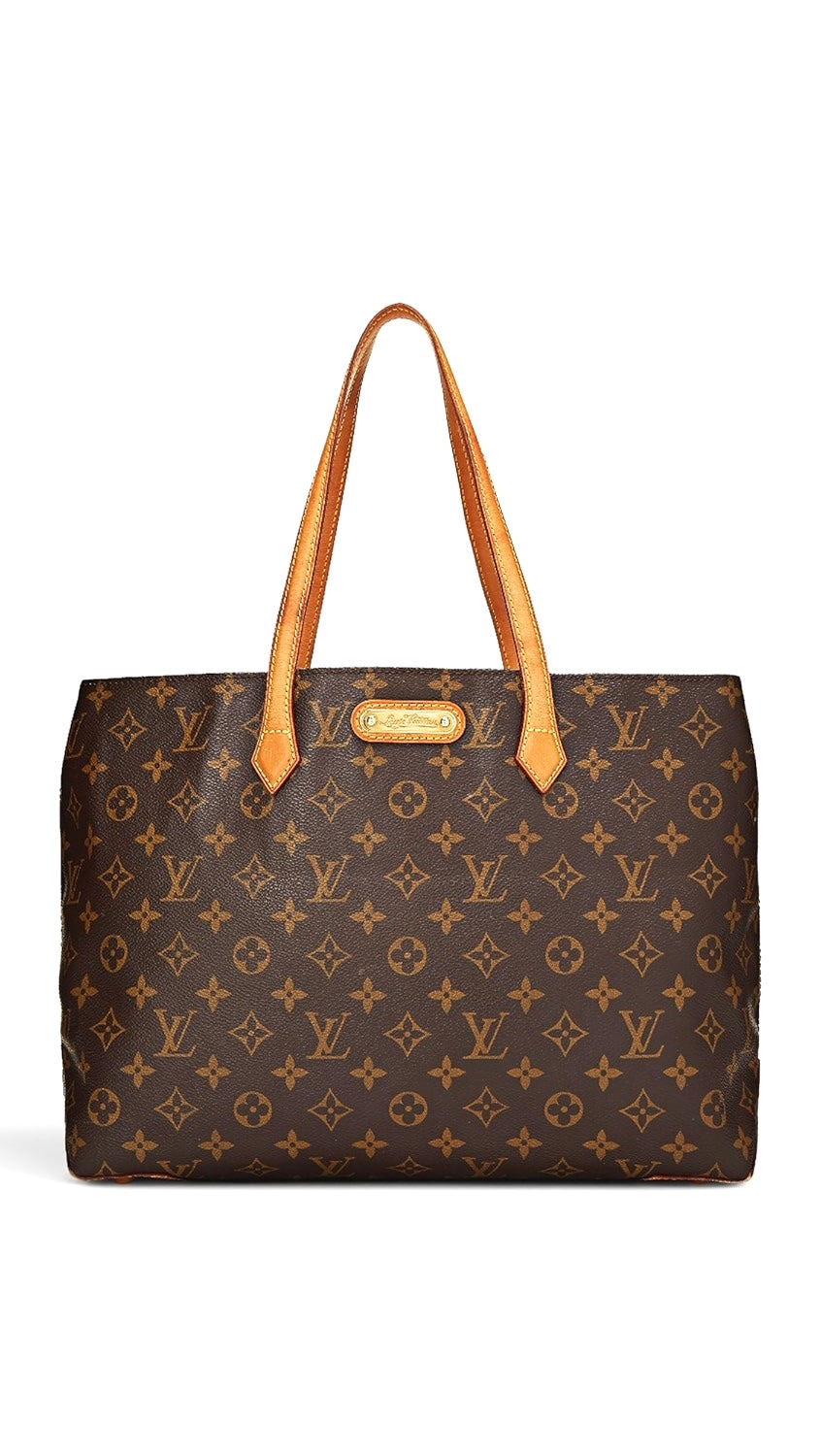 LOUIS VUITTON MONOGRAM WILLSHIRE MM TOTE BAG