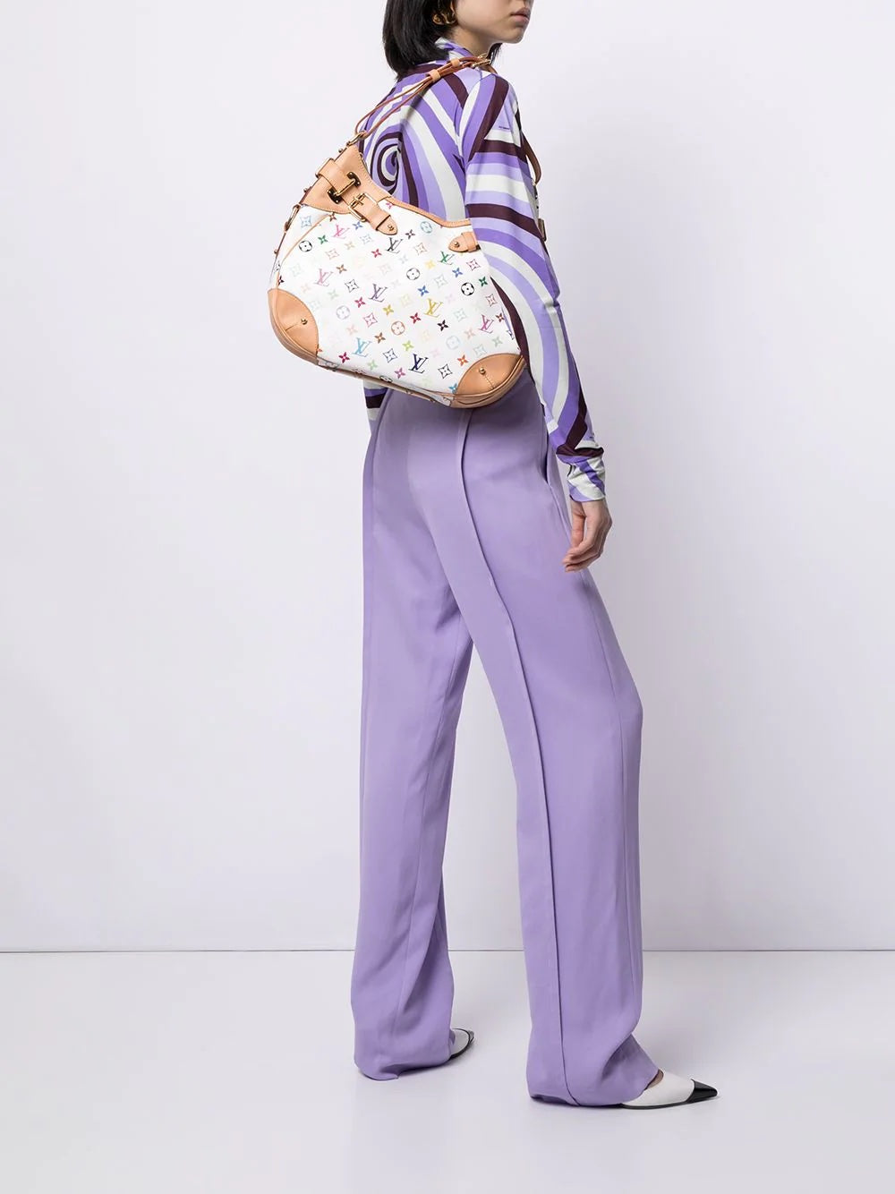 LOUIS VUITTON MULTICOLOR MONOGRAM GRETA SATCHEL