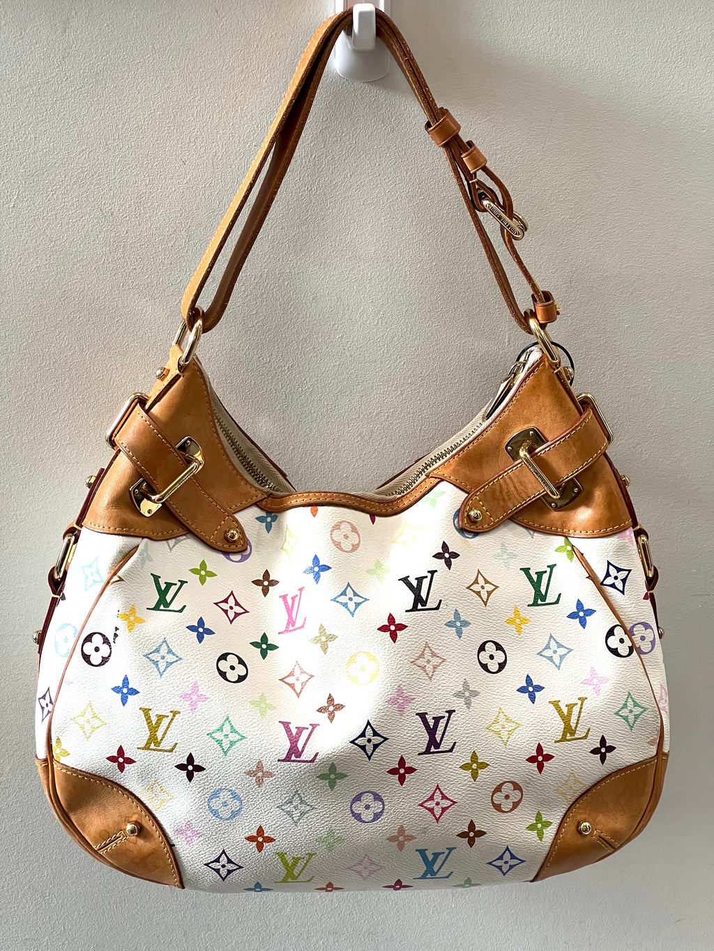 LOUIS VUITTON MULTICOLOR MONOGRAM GRETA SATCHEL