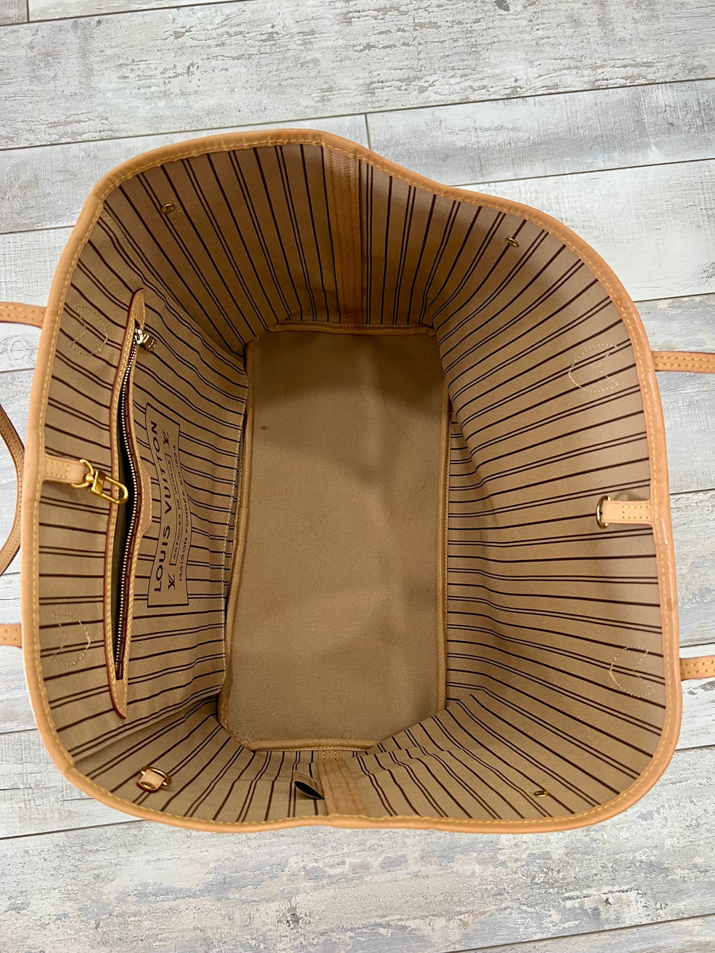LOUIS VUITTON MONOGRAM NEVERFULL GM TOTE BAG