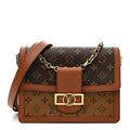 LOUIS VUITTON REVERSE MONOGRAM DAUPHINE MM CROSSBODY
