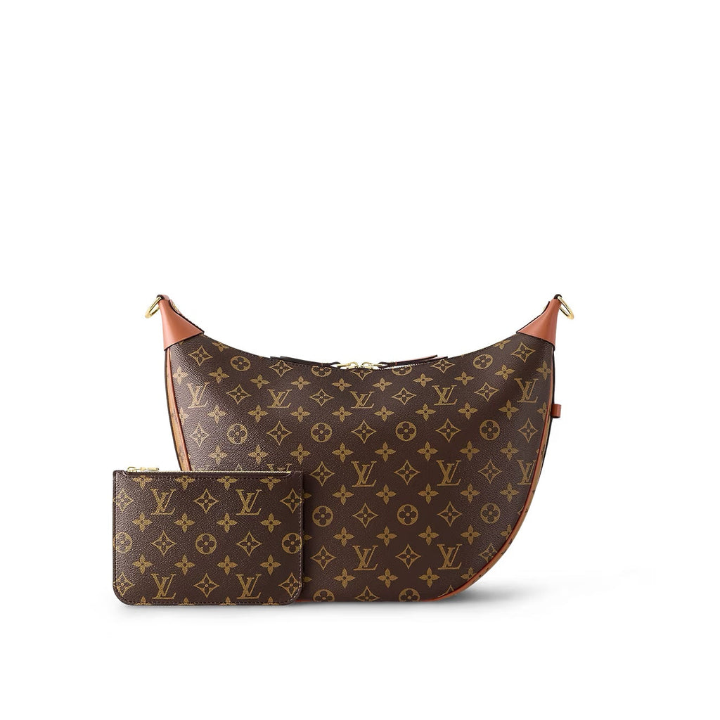 LOUIS VUITTON REVERSE MONOGRAM LOOP HOBO BAG WITH POCHETTE
