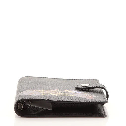 LOUIS VUITTON DAMIER GRAPHITE LIMITED EDITION RING AGENDA COVER
