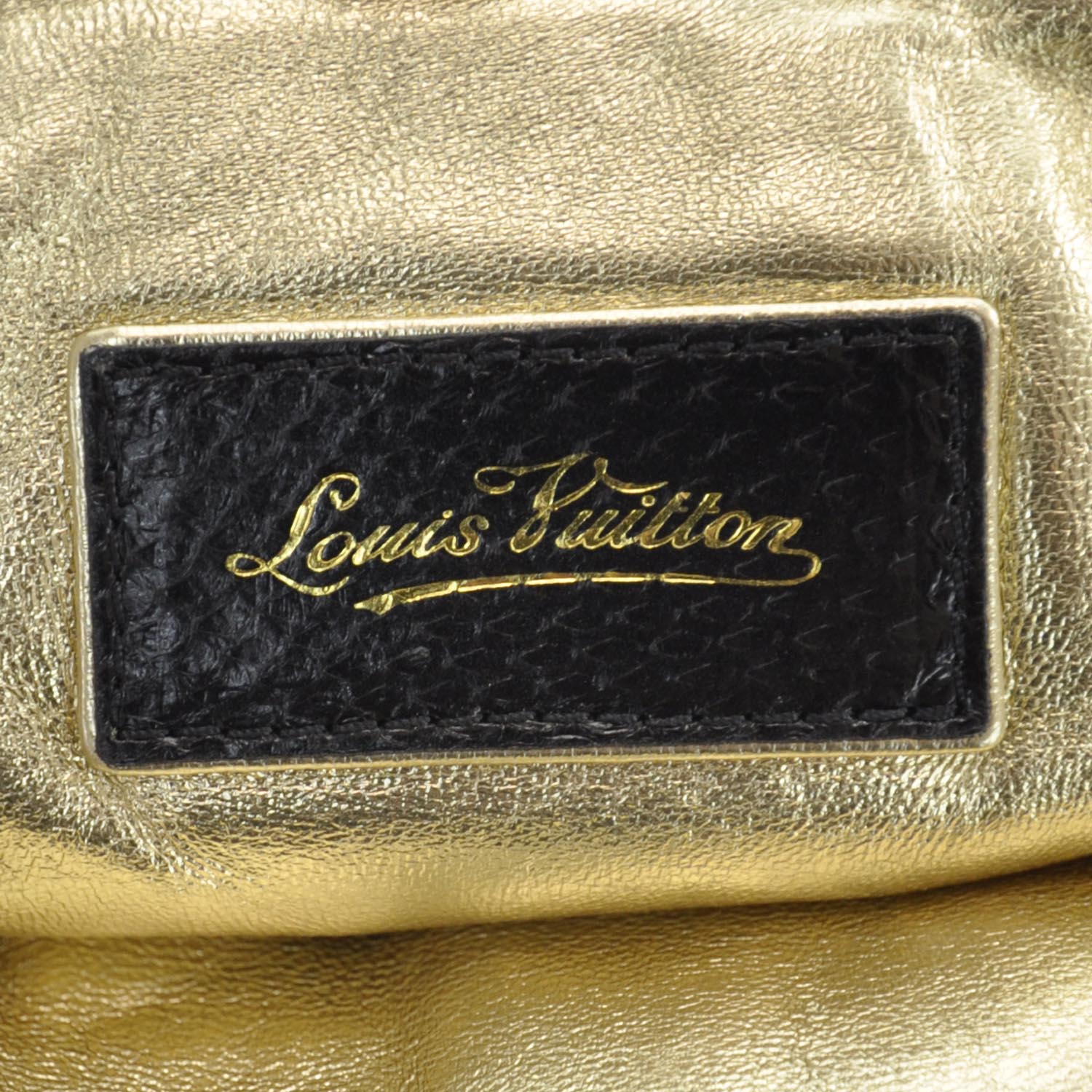 LOUIS VUITTON SATIN MONOGRAM AUMONIERE CLUTCH BAG
