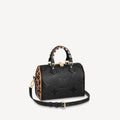 LOUIS VUITTON EMPREINTE GIANT MONOGRAM WILD AT HEART SPEEDY BANDOULIERE 25 SHOULDER BAG