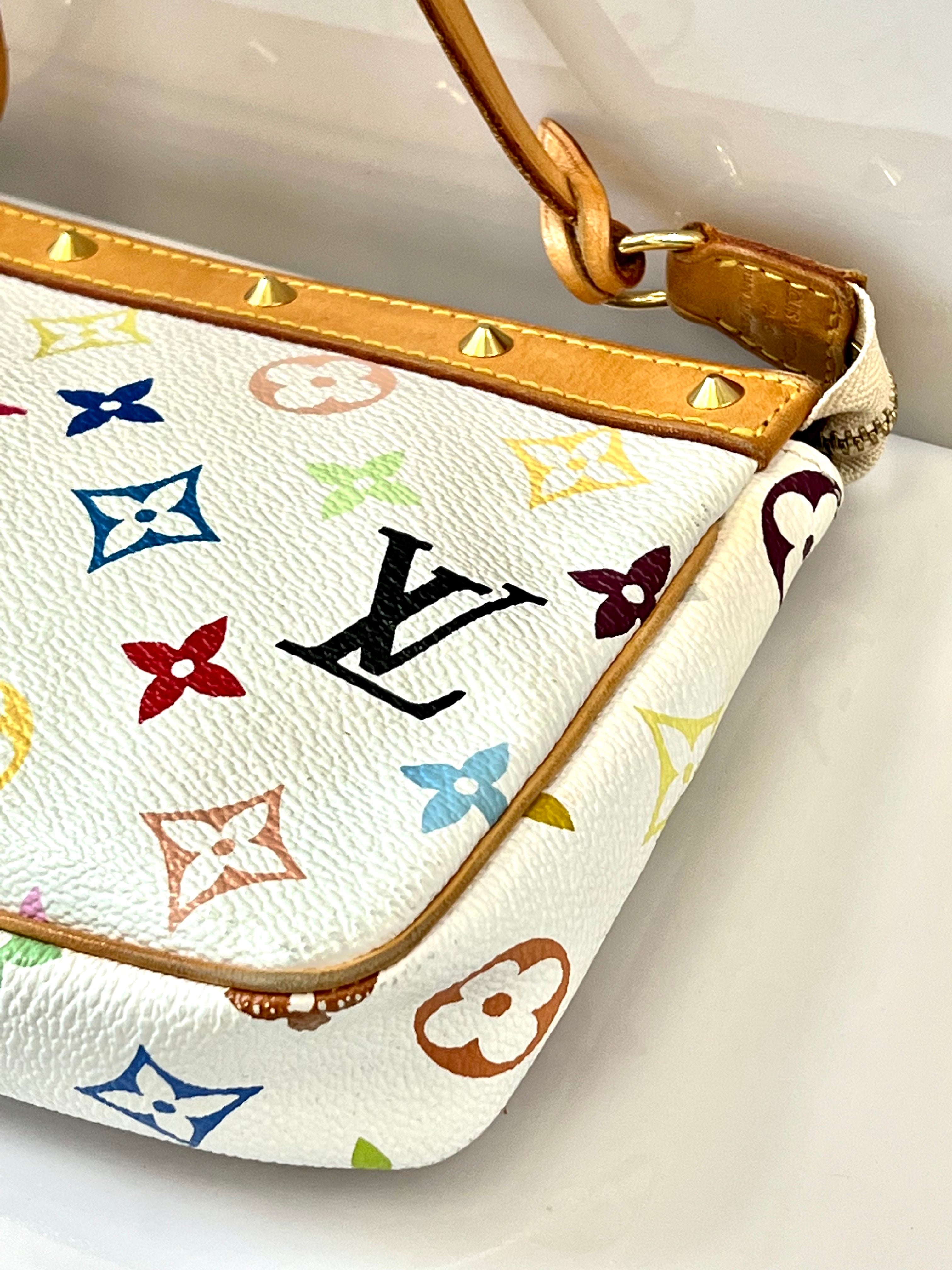 LOUIS VUITTON TAKASHI MURAKAMI MULTICOLOR MONOGRAM POCHETTE