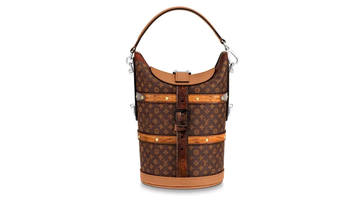 LOUIS VUITTON TRANSFORMED MONOGRAM TIME TRUNK DUFFLE BAG