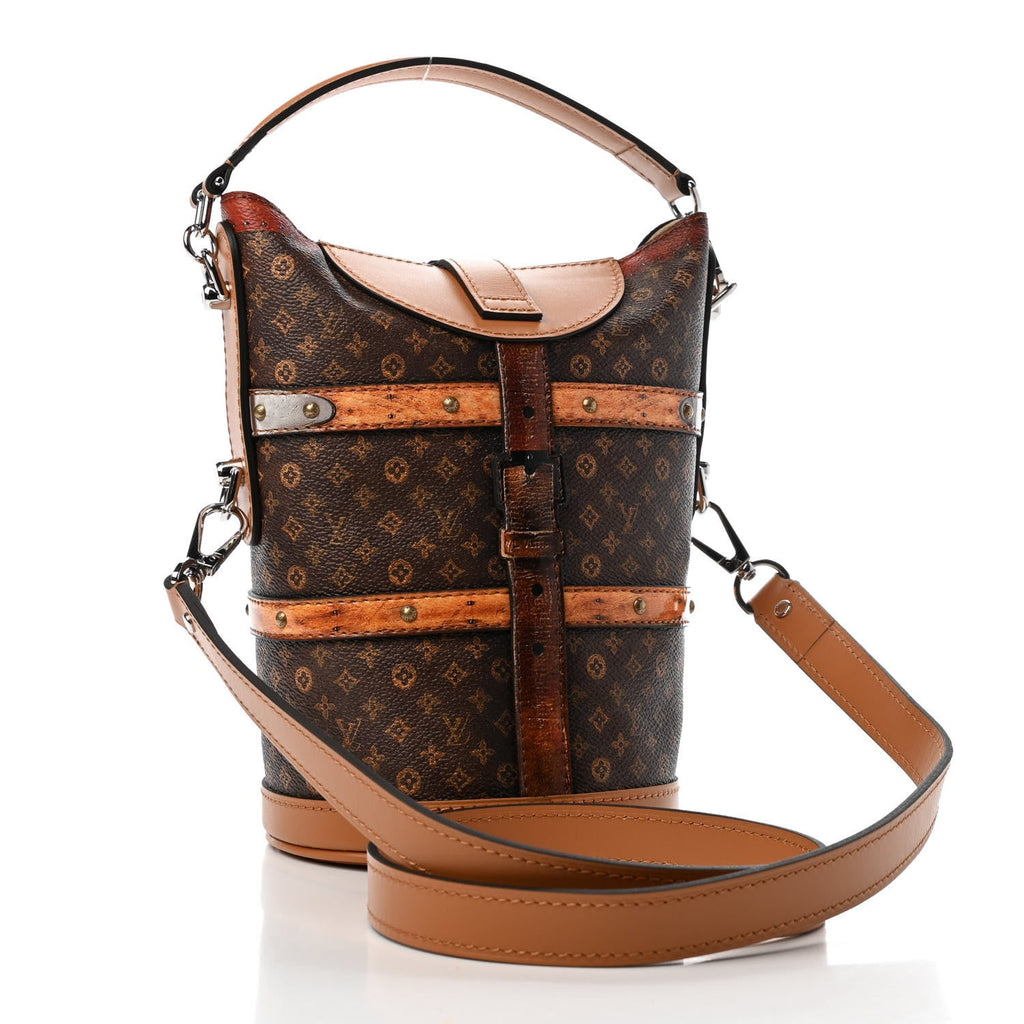 LOUIS VUITTON TRANSFORMED MONOGRAM TIME TRUNK DUFFLE BAG