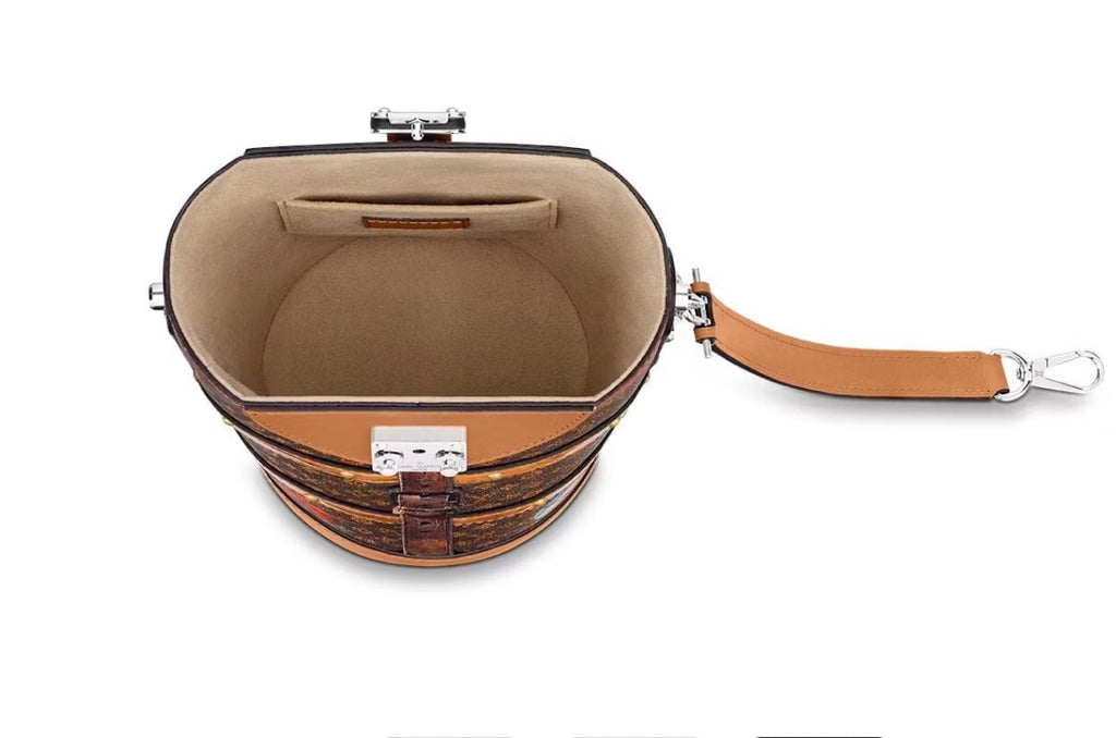LOUIS VUITTON TRANSFORMED MONOGRAM TIME TRUNK DUFFLE BAG