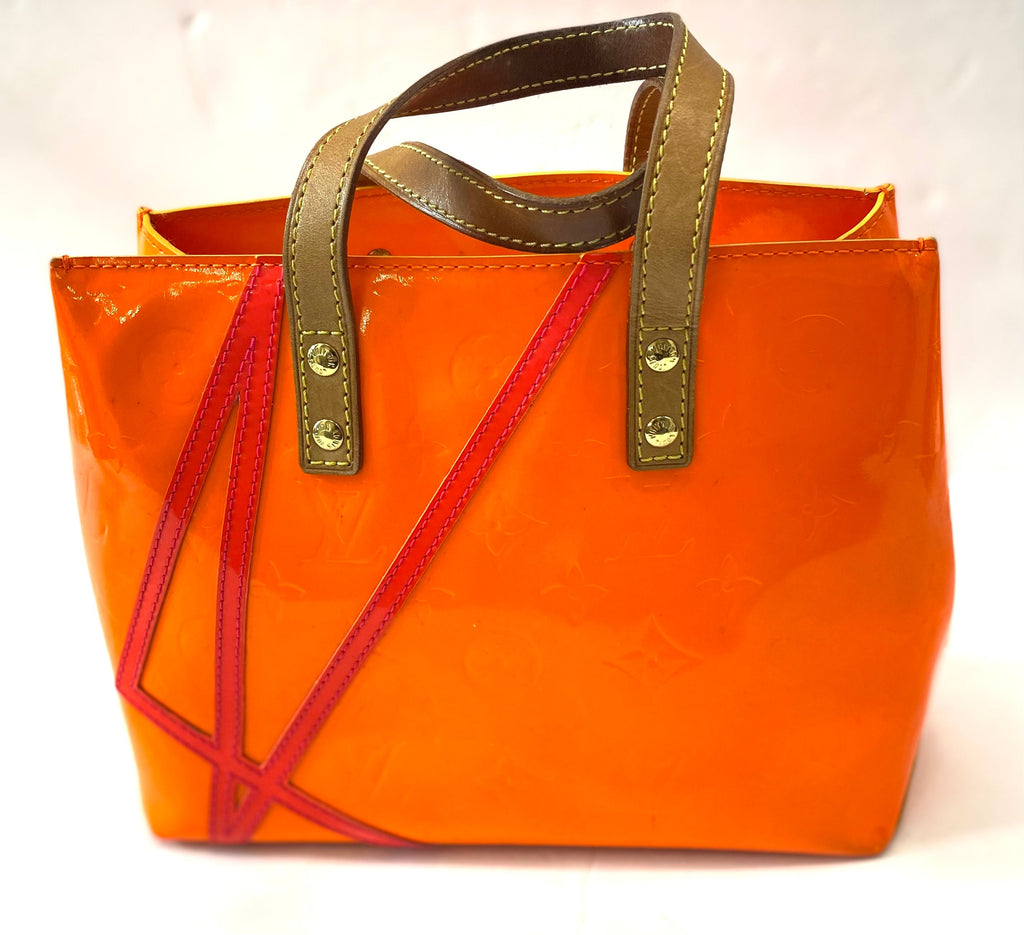 LOUIS VUITTON X ROBERT WILSON FLOU MONOGRAM VERNIS READE PM TOTE