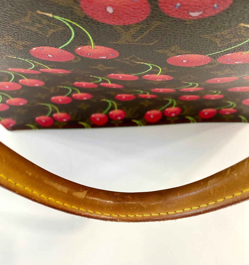 LOUIS VUITTON X TAKASHI MURAKAMI MONOGRAM CERISES SACE PLAT TOTE