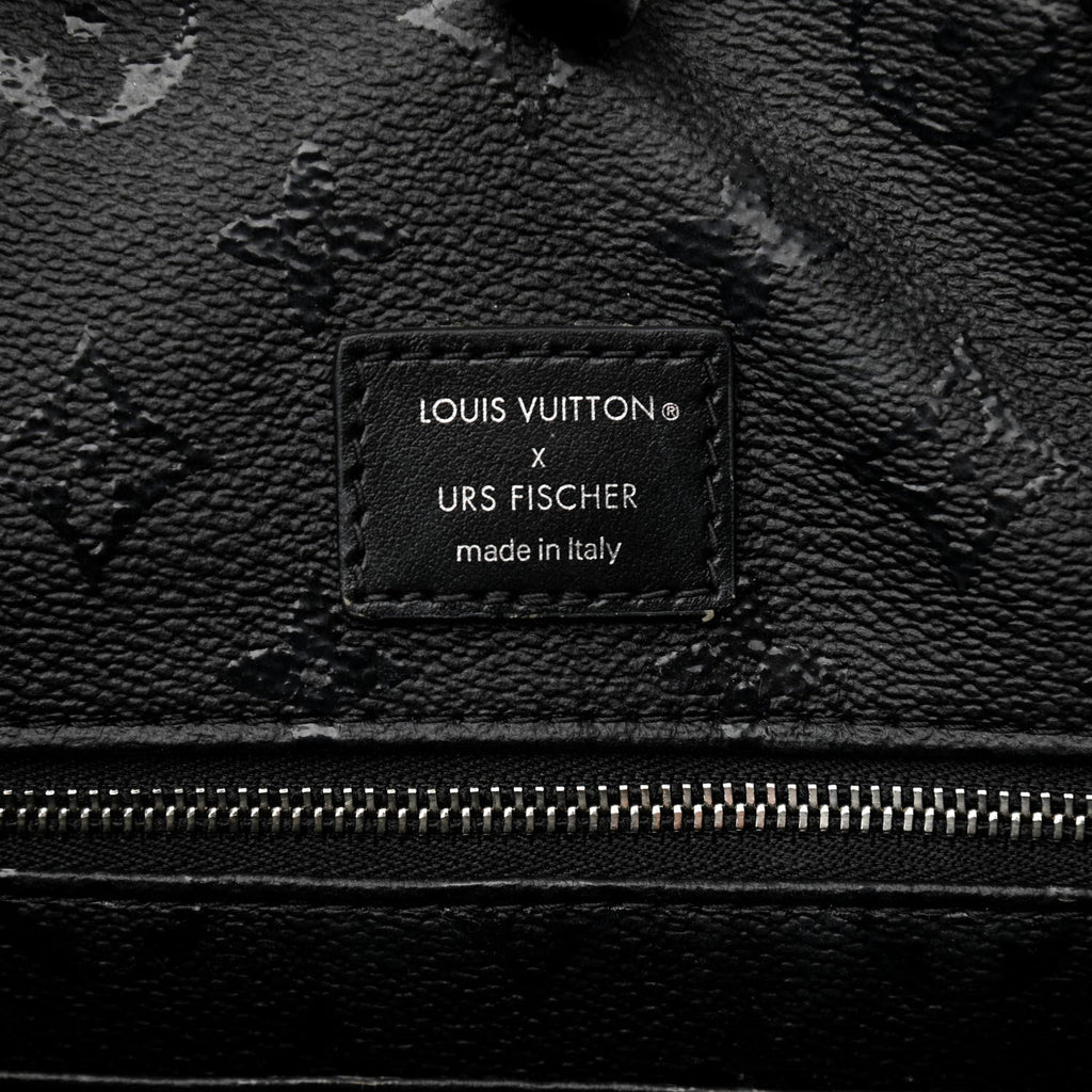 LOUIS VUITTON X URS FISCHER TUFTED MONOGRAM CABAS TOTE BAG