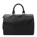 LOUIS VUITTON EPI LEATHER SPEEDY 25 HANDBAG BLACK