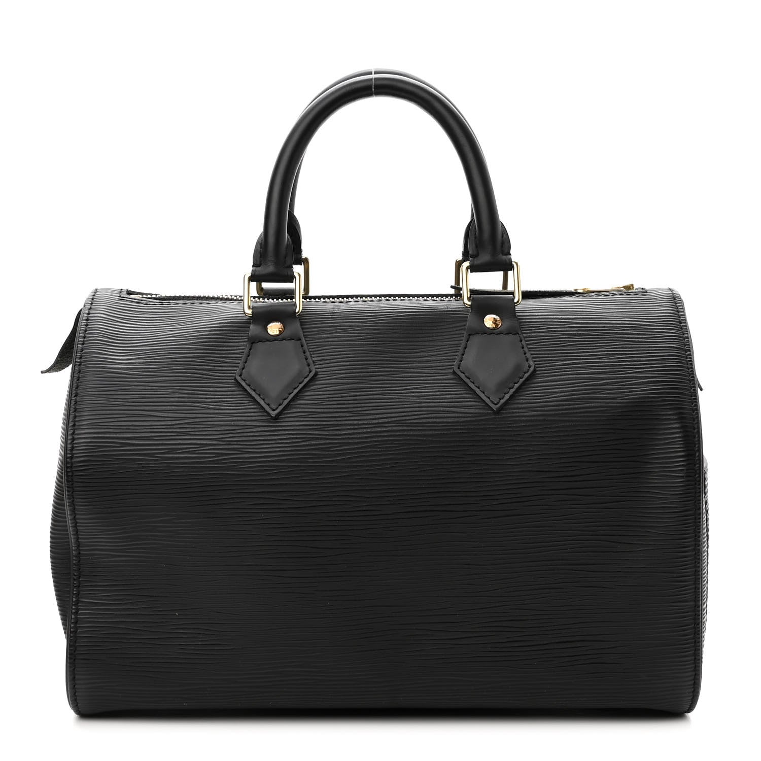 LOUIS VUITTON EPI LEATHER SPEEDY 25 HANDBAG BLACK