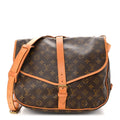 LOUIS VUITTON MONOGRAM SAUMUR 35 CROSSBODY BAG