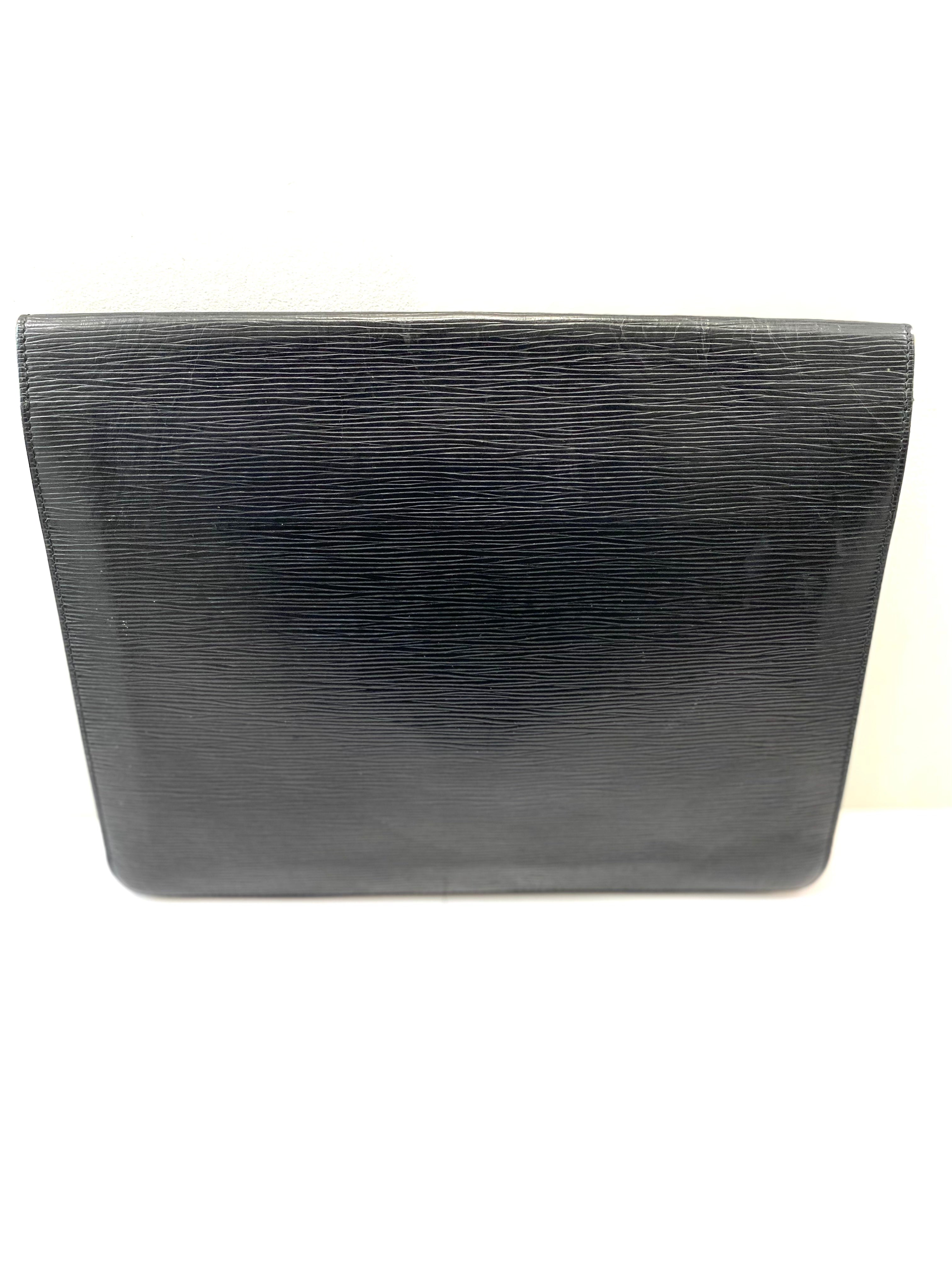 LOUIS VUITTON EPI LEATHER PORTE DOCUMENT BAG
