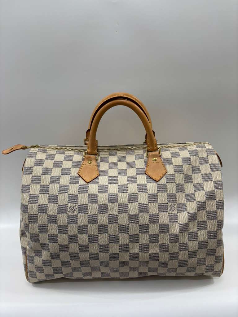 LOUIS VUITTON DAMIER AZUR SPEEDY 35 HANDBAG
