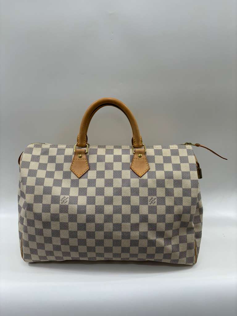 LOUIS VUITTON DAMIER AZUR SPEEDY 35 HANDBAG