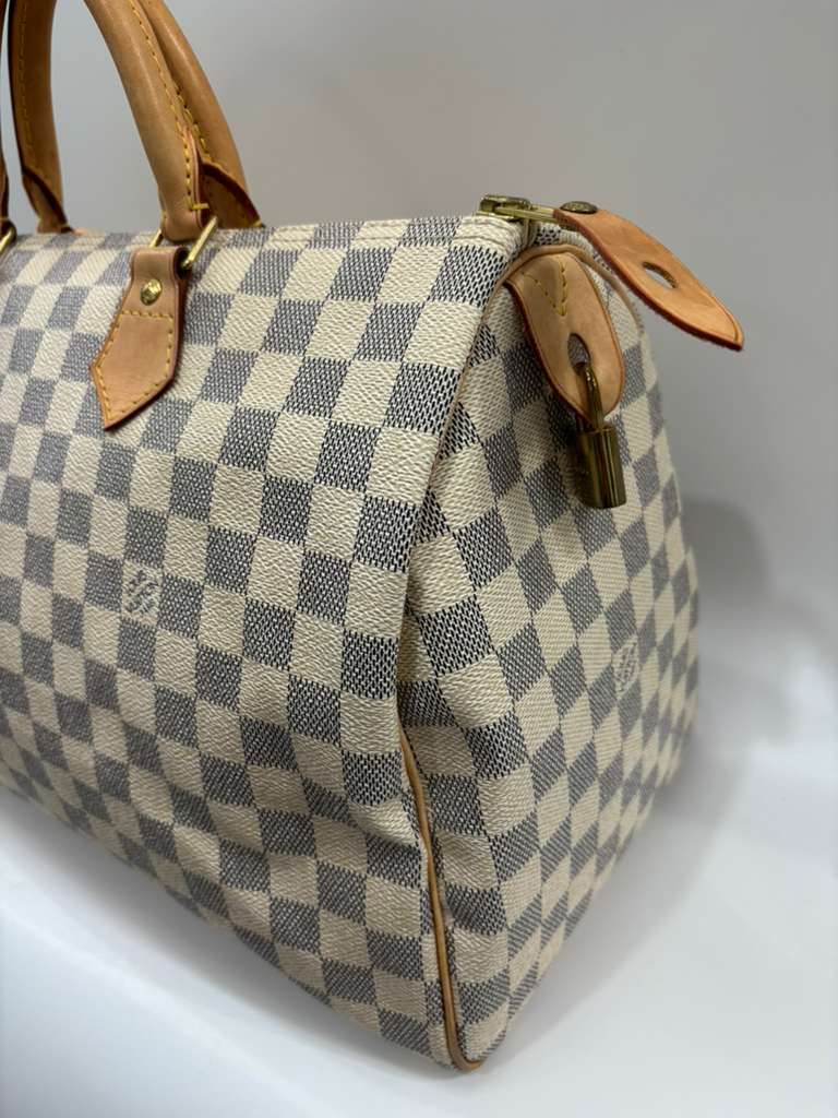 LOUIS VUITTON DAMIER AZUR SPEEDY 35 HANDBAG
