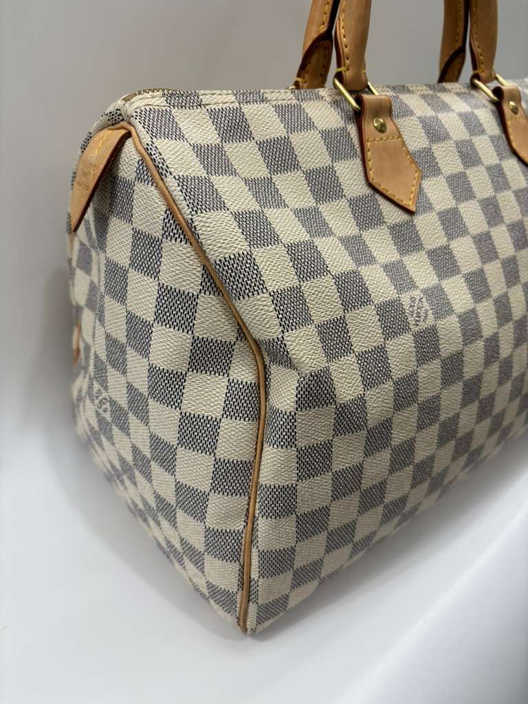 LOUIS VUITTON DAMIER AZUR SPEEDY 35 HANDBAG