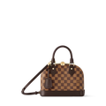 LOUIS VUITTON DAMIER EBENE ALMA BB CROSSBODY BAG