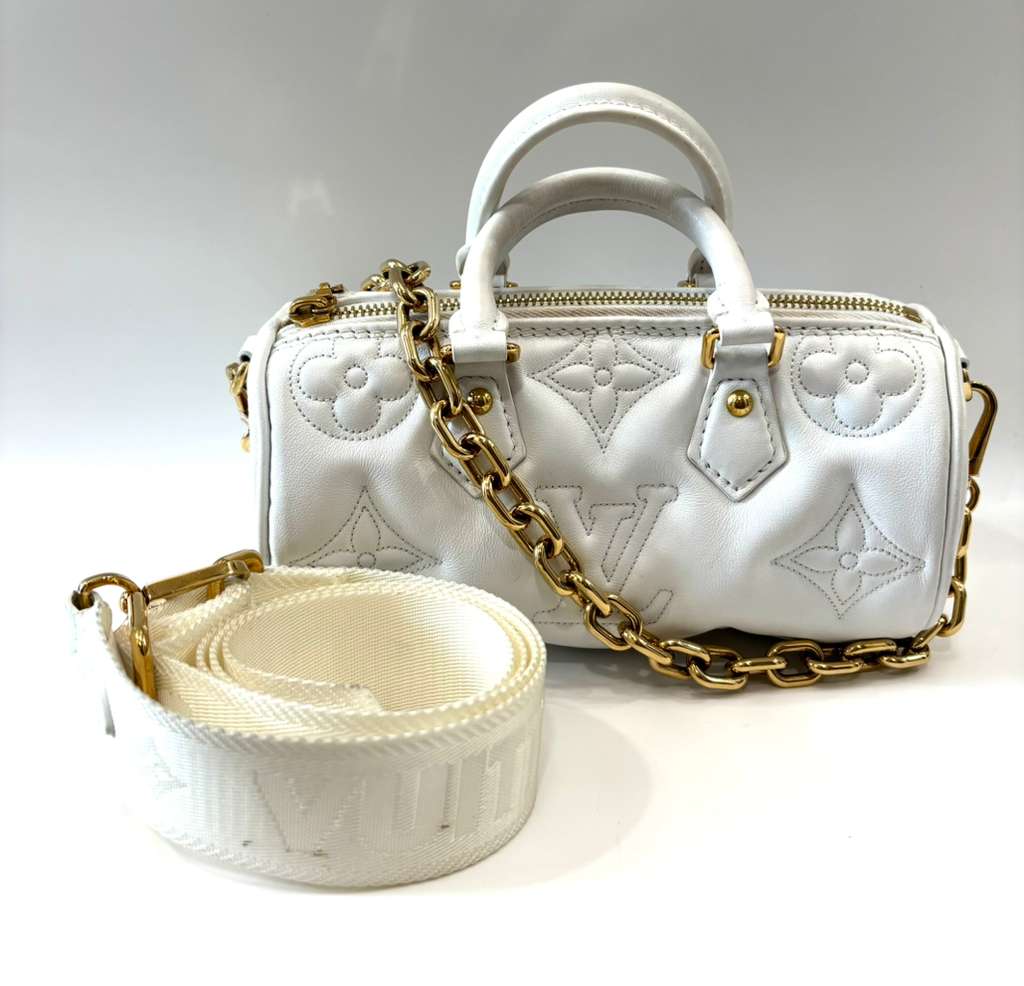 LOUIS VUITTON BUBBLEGRAM PAPILLON BB SHOULDER BAG
