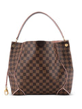 LOUIS VUITTON CAISSA DAMIER HOBO BAG ROSE BALLERINE