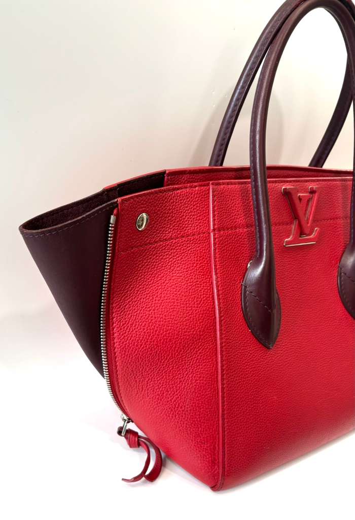 LOUIS VUITTON CALFSKIN FREEDOM MM TOTE BAG