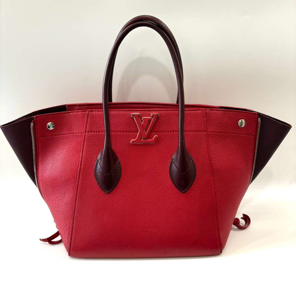 LOUIS VUITTON CALFSKIN FREEDOM MM TOTE BAG