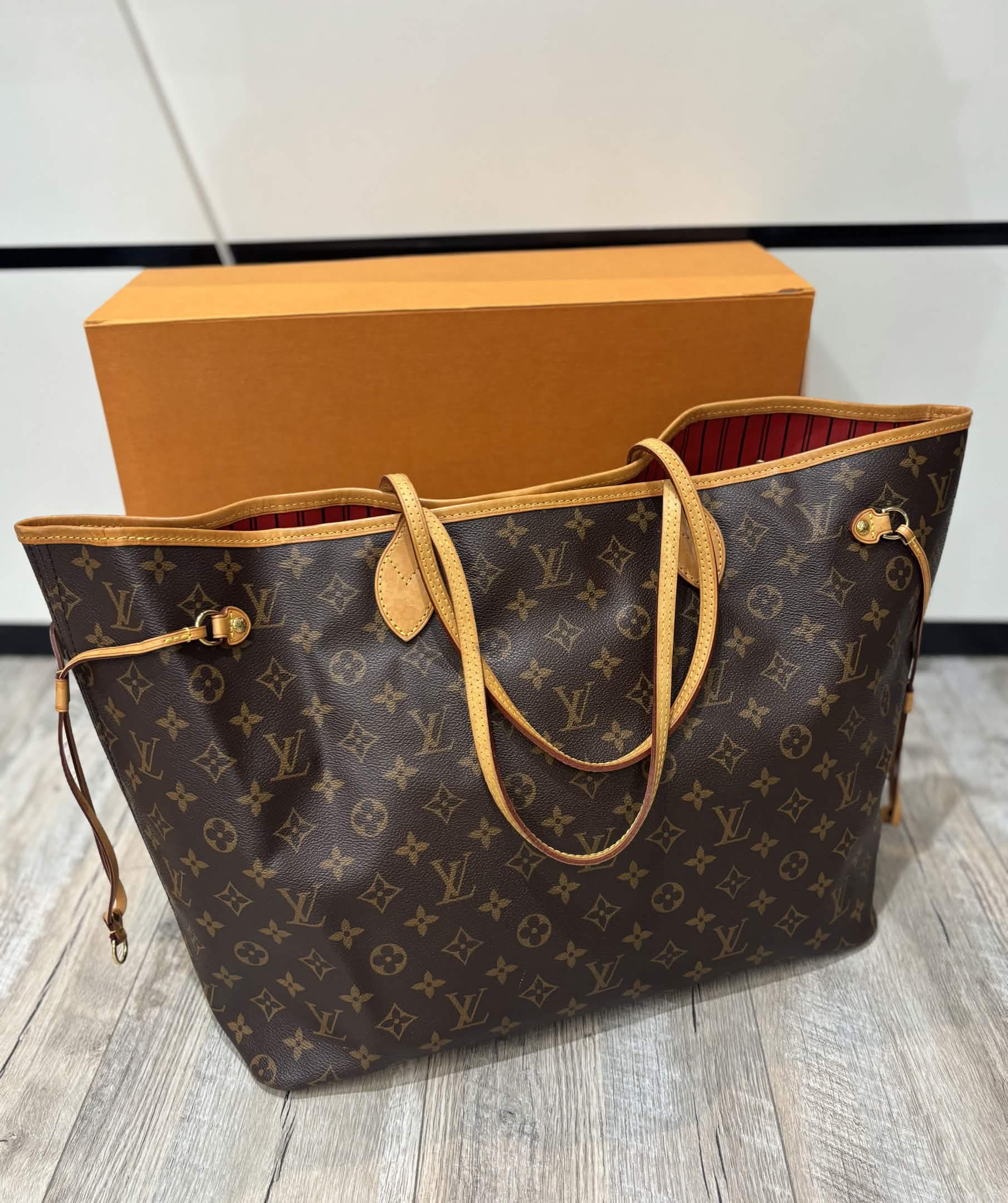 LOUIS VUITTON MONOGRAM NEVERFULL GM TOTE BAG