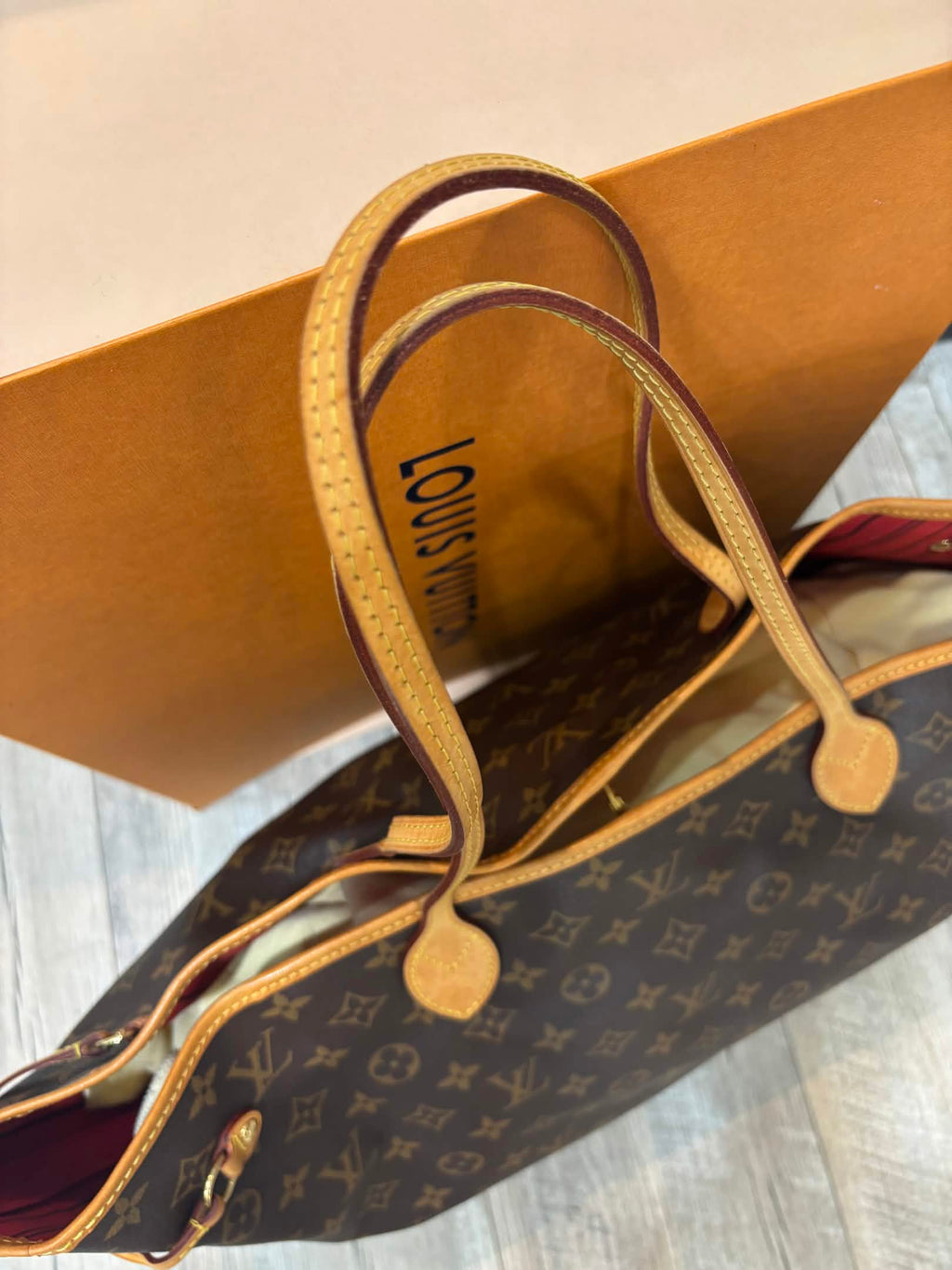 LOUIS VUITTON MONOGRAM NEVERFULL GM TOTE BAG