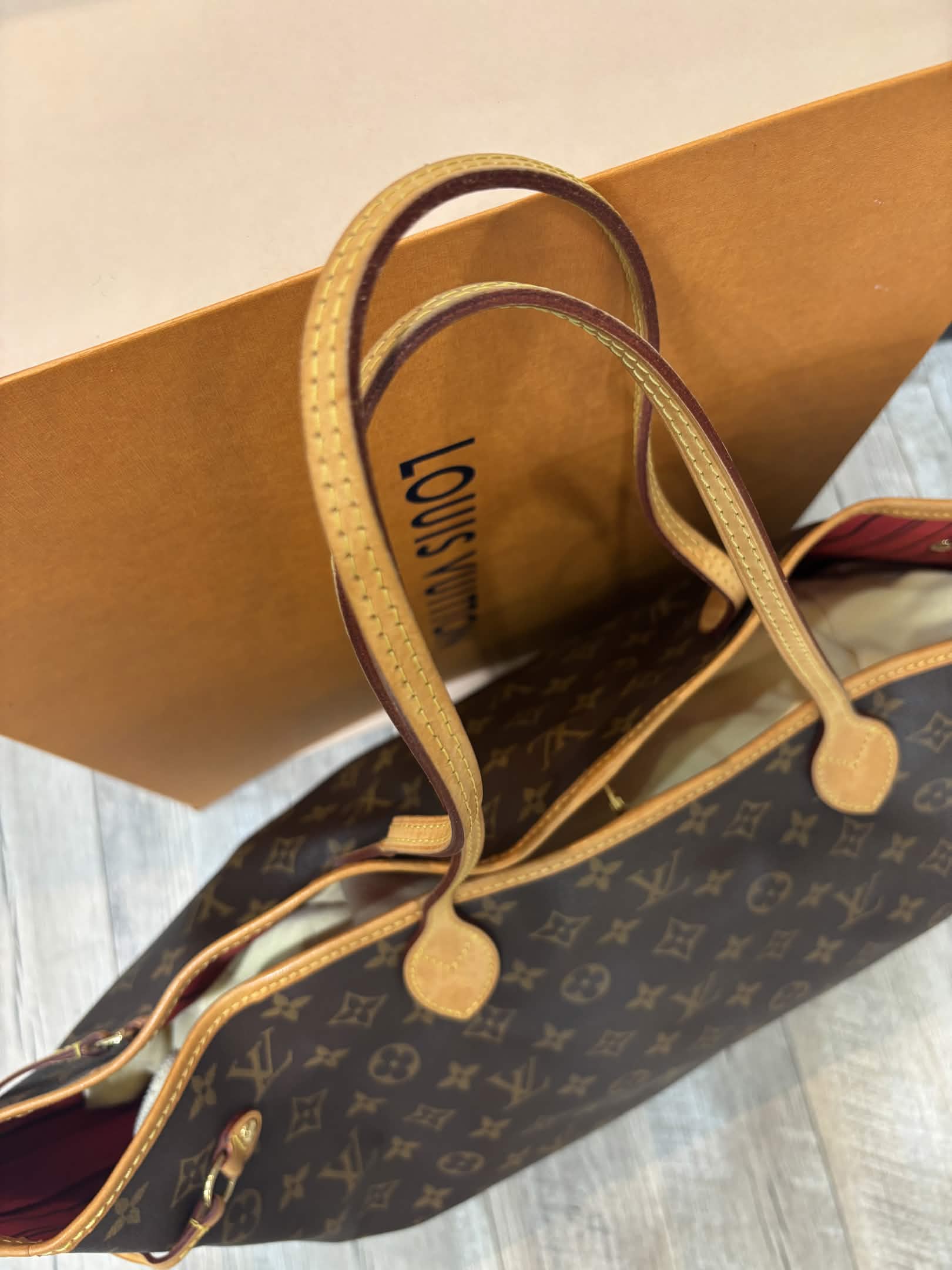 LOUIS VUITTON MONOGRAM NEVERFULL GM TOTE BAG