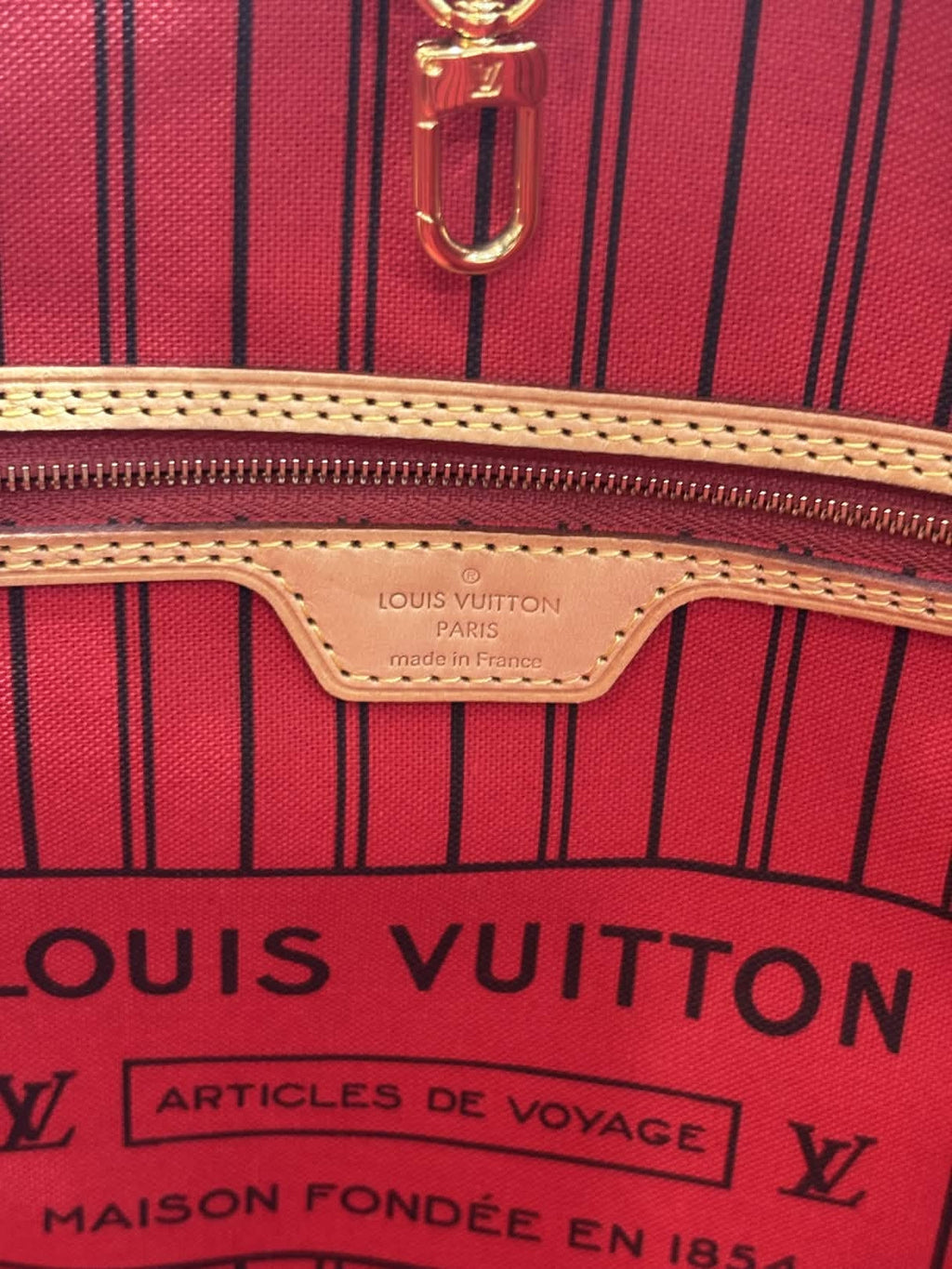 LOUIS VUITTON MONOGRAM NEVERFULL GM TOTE BAG