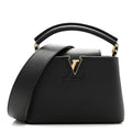 LOUIS VUITTON TAURILLON LEATHER MINI CAPUCINES BAG