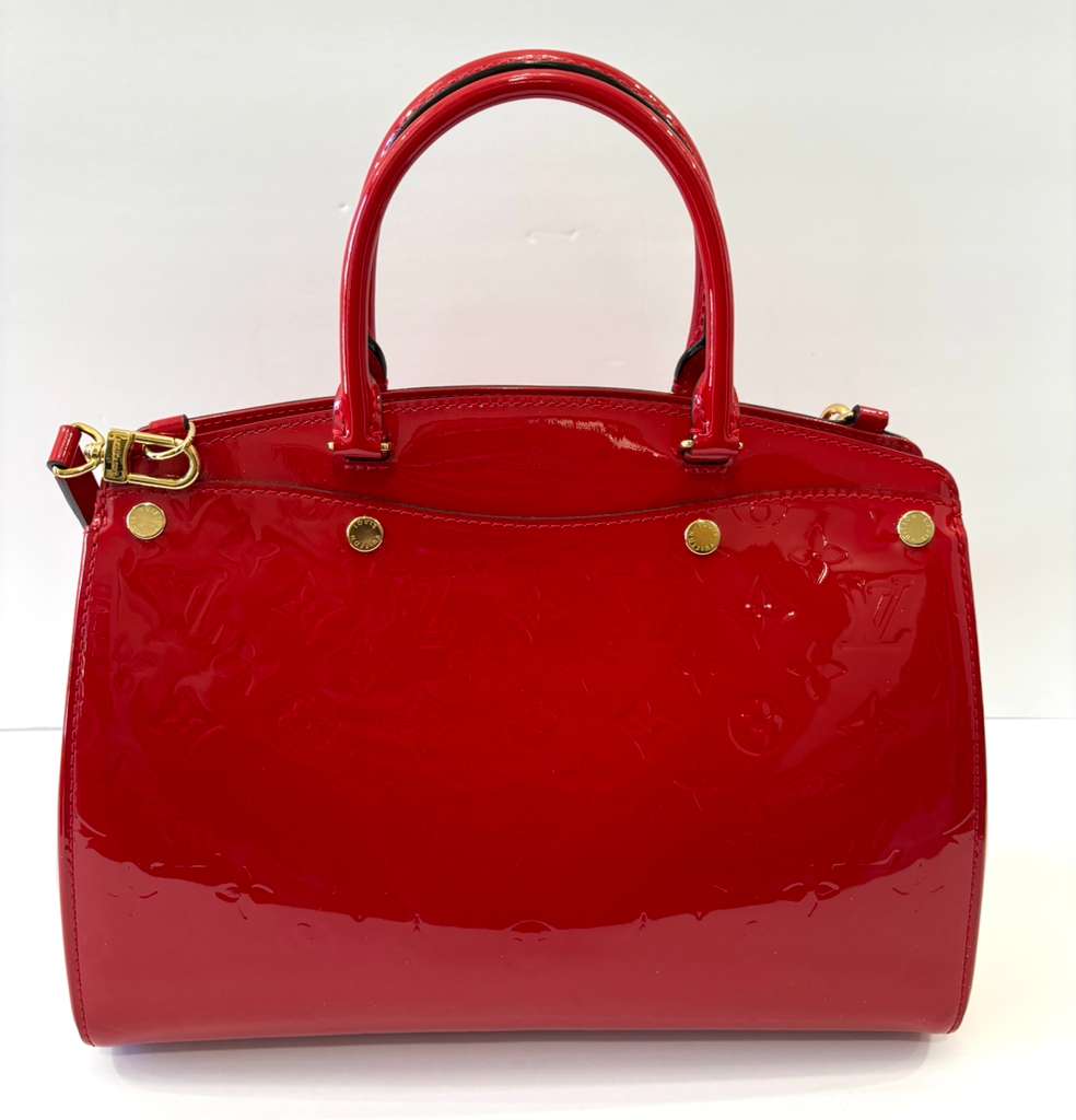 LOUIS VUITTON CERISE MONOGRAM VERNIS BREA MM NM BAG