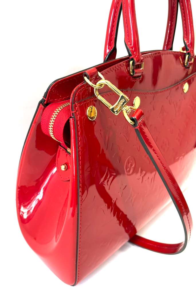 LOUIS VUITTON CERISE MONOGRAM VERNIS BREA MM NM BAG