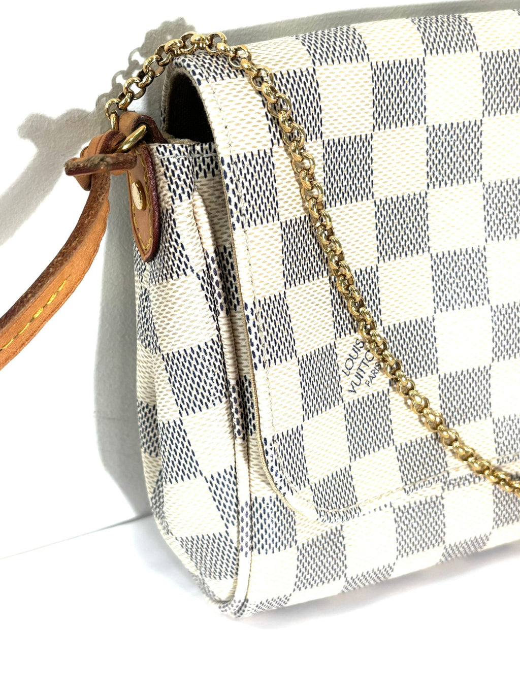LOUIS VUITTON DAMIER AZUR CANVAS FAVORITE MM BAG