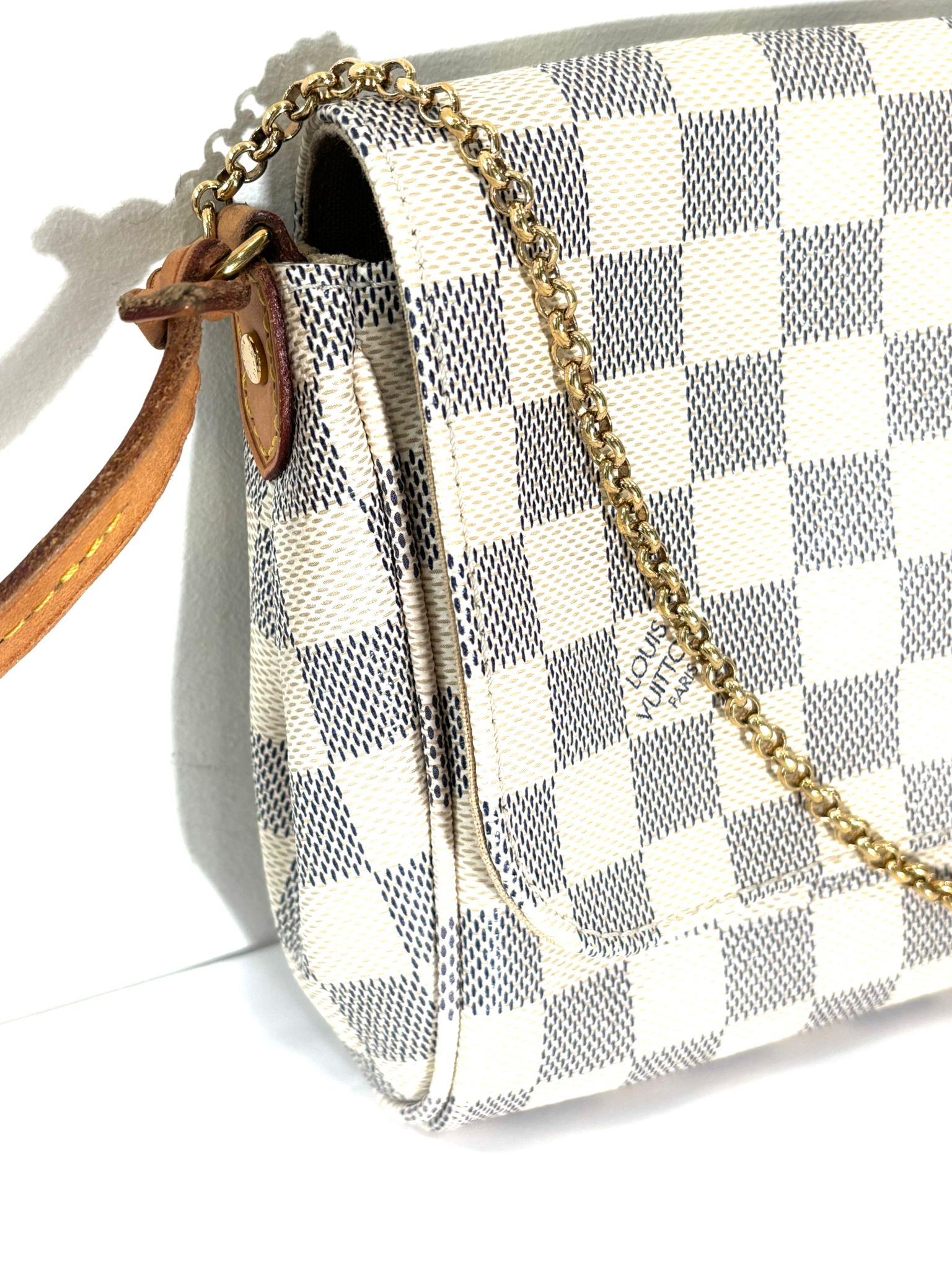 LOUIS VUITTON DAMIER AZUR CANVAS FAVORITE MM BAG