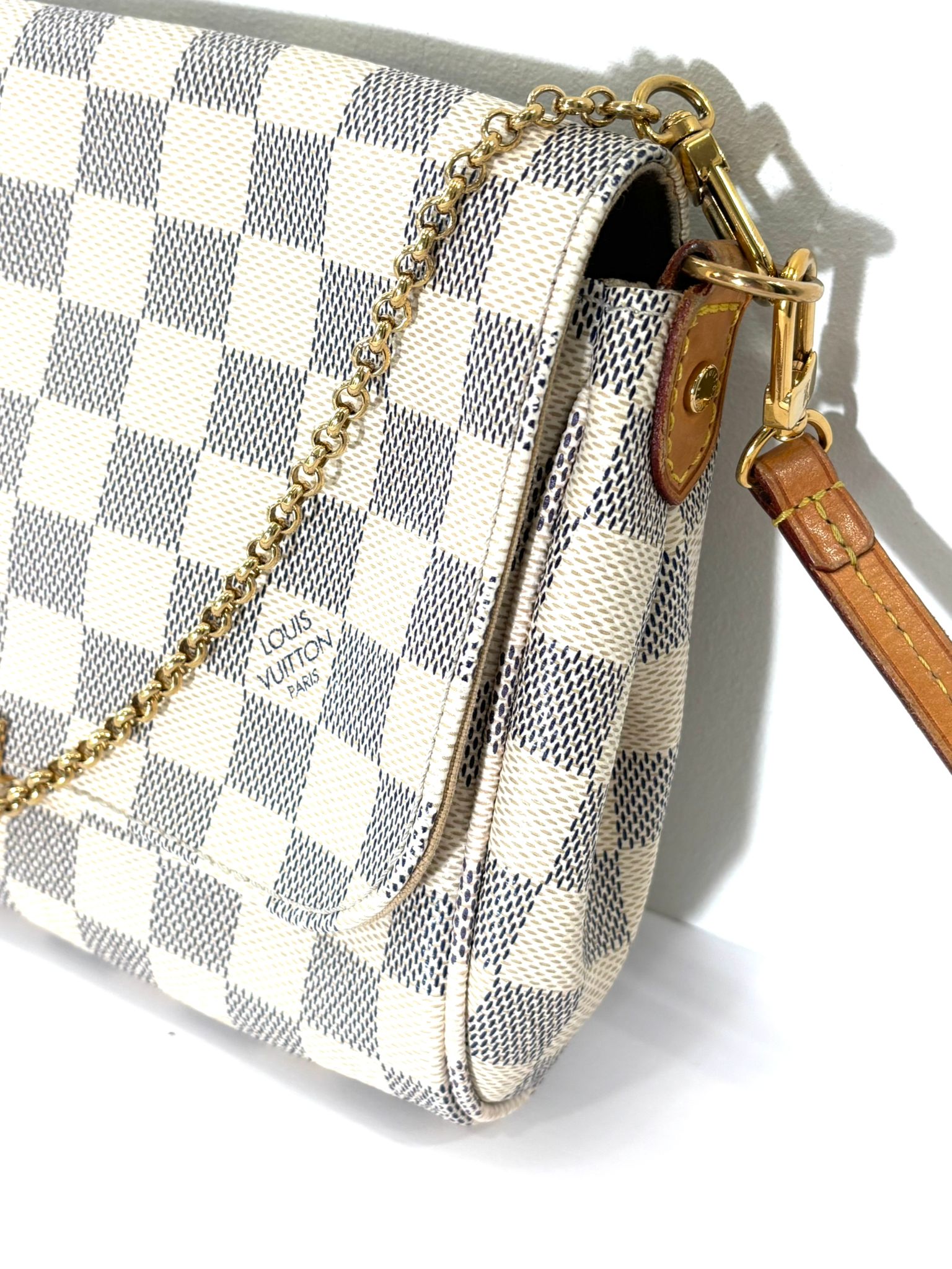 LOUIS VUITTON DAMIER AZUR CANVAS FAVORITE MM BAG