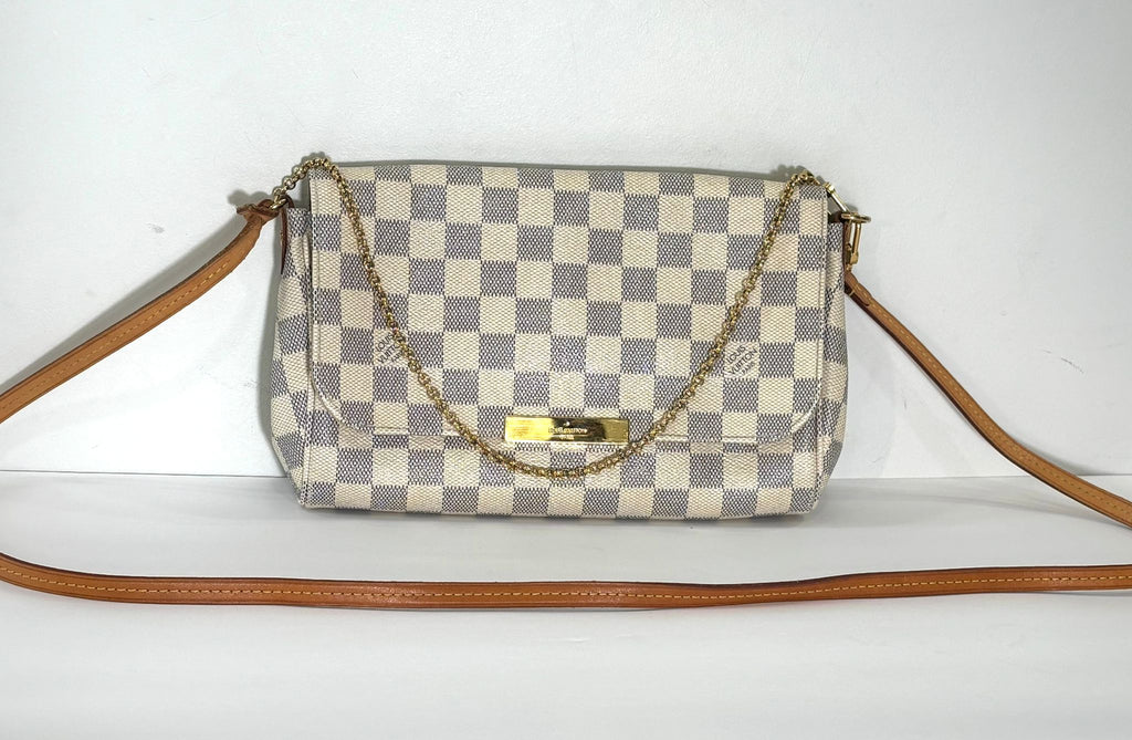 LOUIS VUITTON DAMIER AZUR CANVAS FAVORITE MM BAG