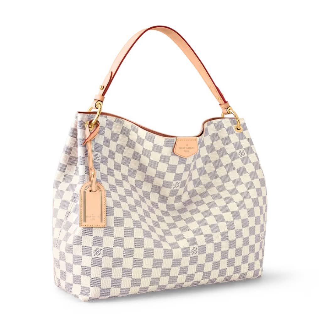 LOUIS VUITTON DAMIER AZUR GRACEFUL MM HANDBAG