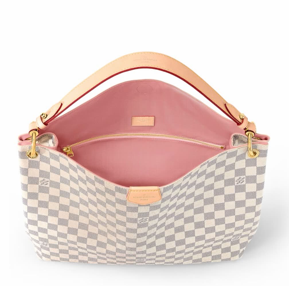 LOUIS VUITTON DAMIER AZUR GRACEFUL MM HANDBAG