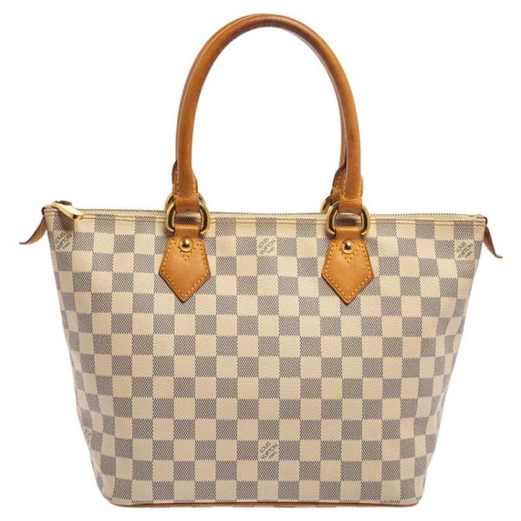 LOUIS VUITTON DAMIER AZUR SALEYA PM TOTE BAG
