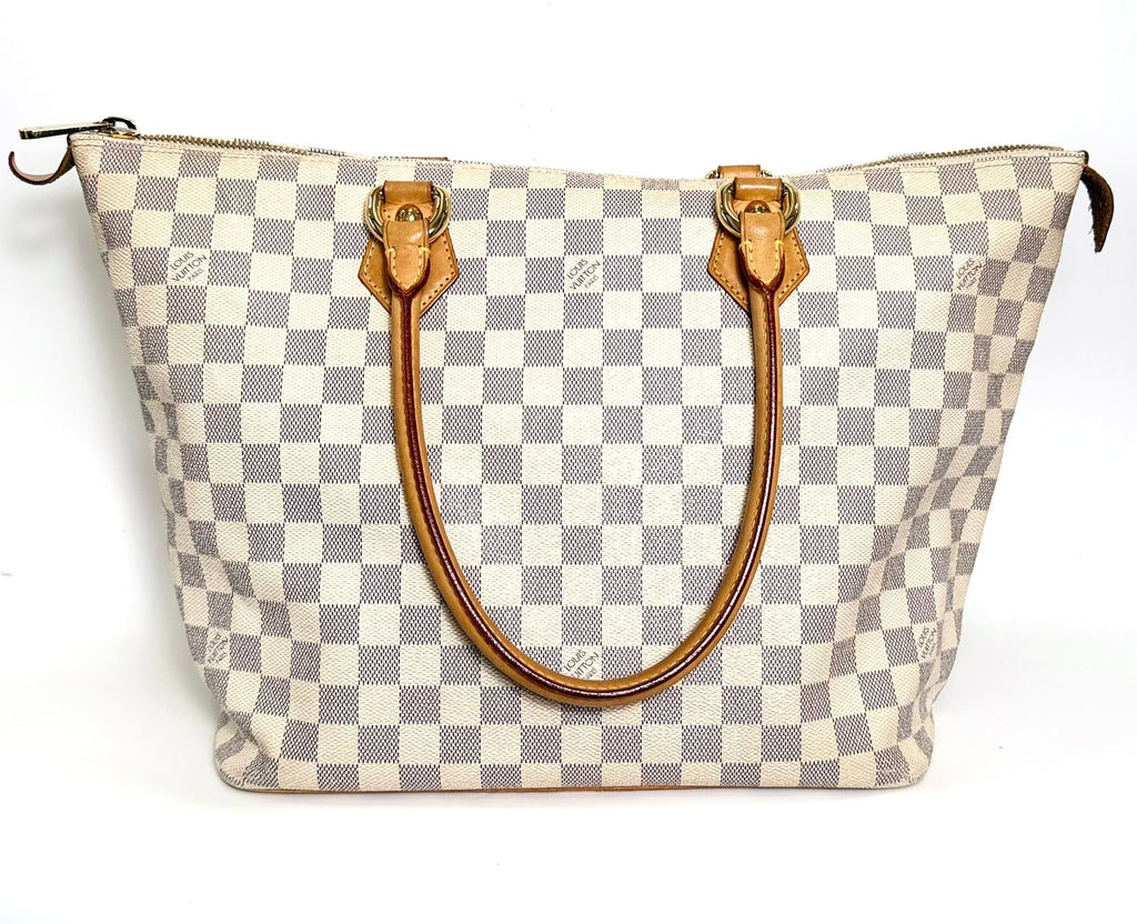 LOUIS VUITTON DAMIER AZUR SALEYA PM TOTE BAG