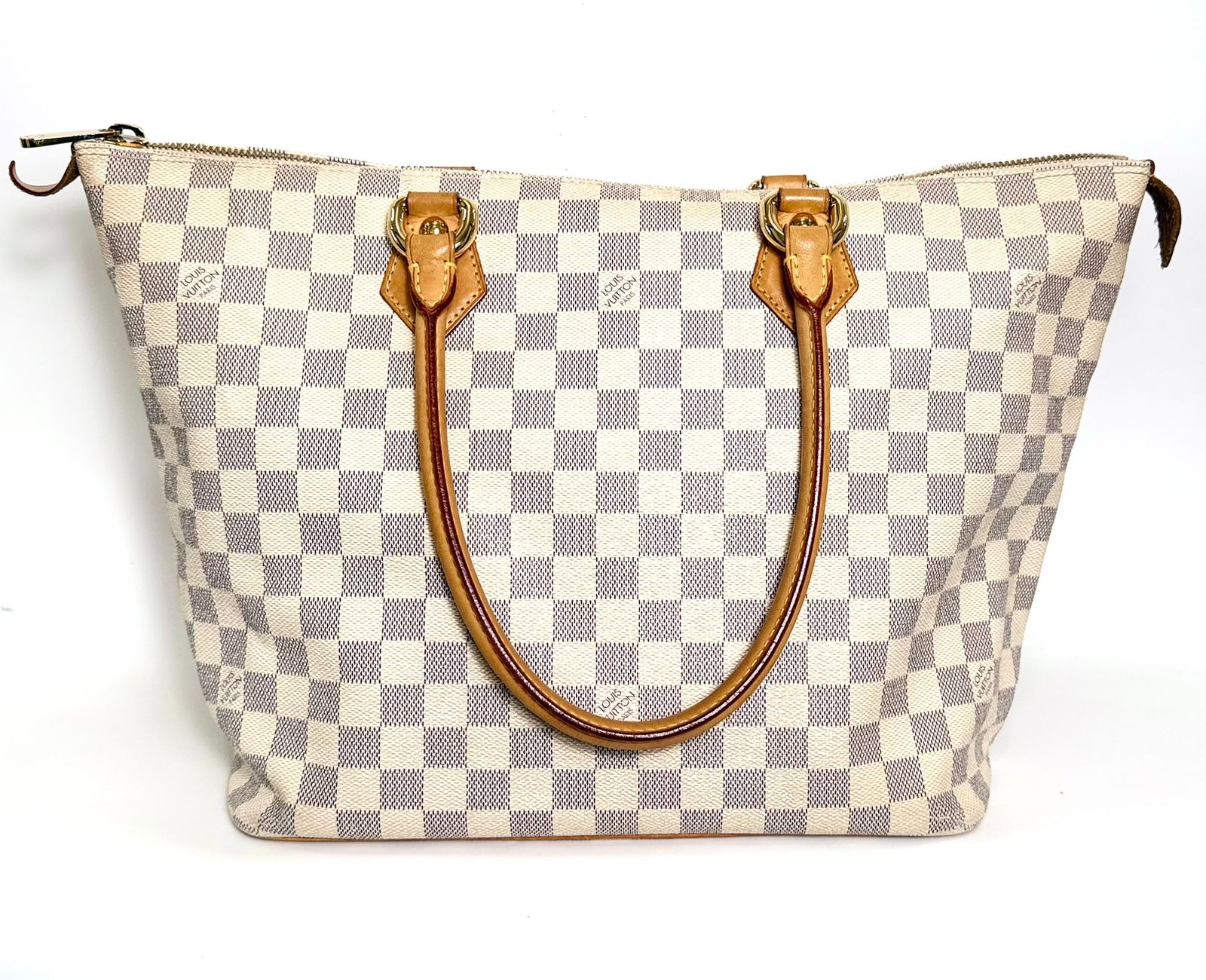LOUIS VUITTON DAMIER AZUR SALEYA PM TOTE BAG