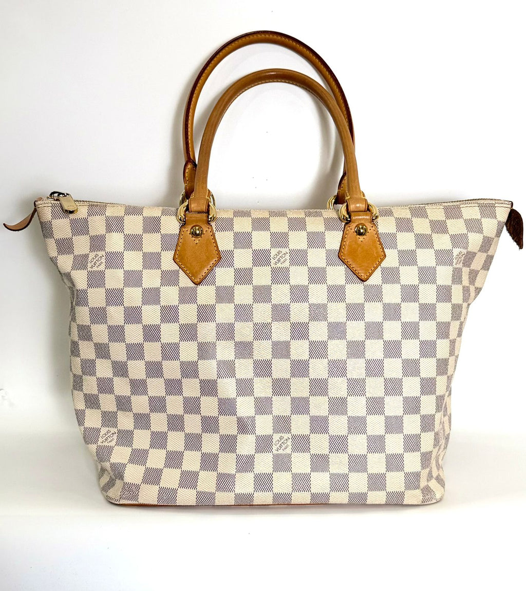 LOUIS VUITTON DAMIER AZUR SALEYA PM TOTE BAG