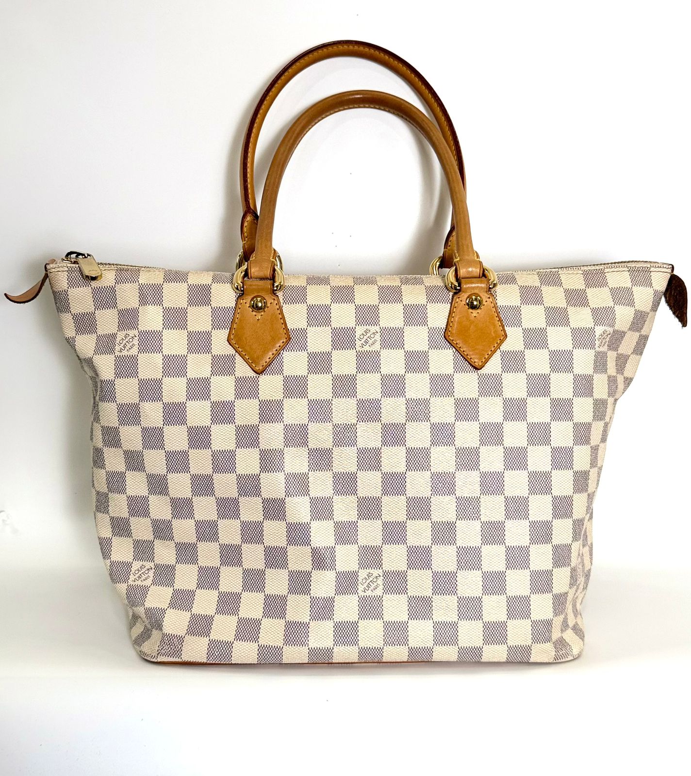 LOUIS VUITTON DAMIER AZUR SALEYA PM TOTE BAG
